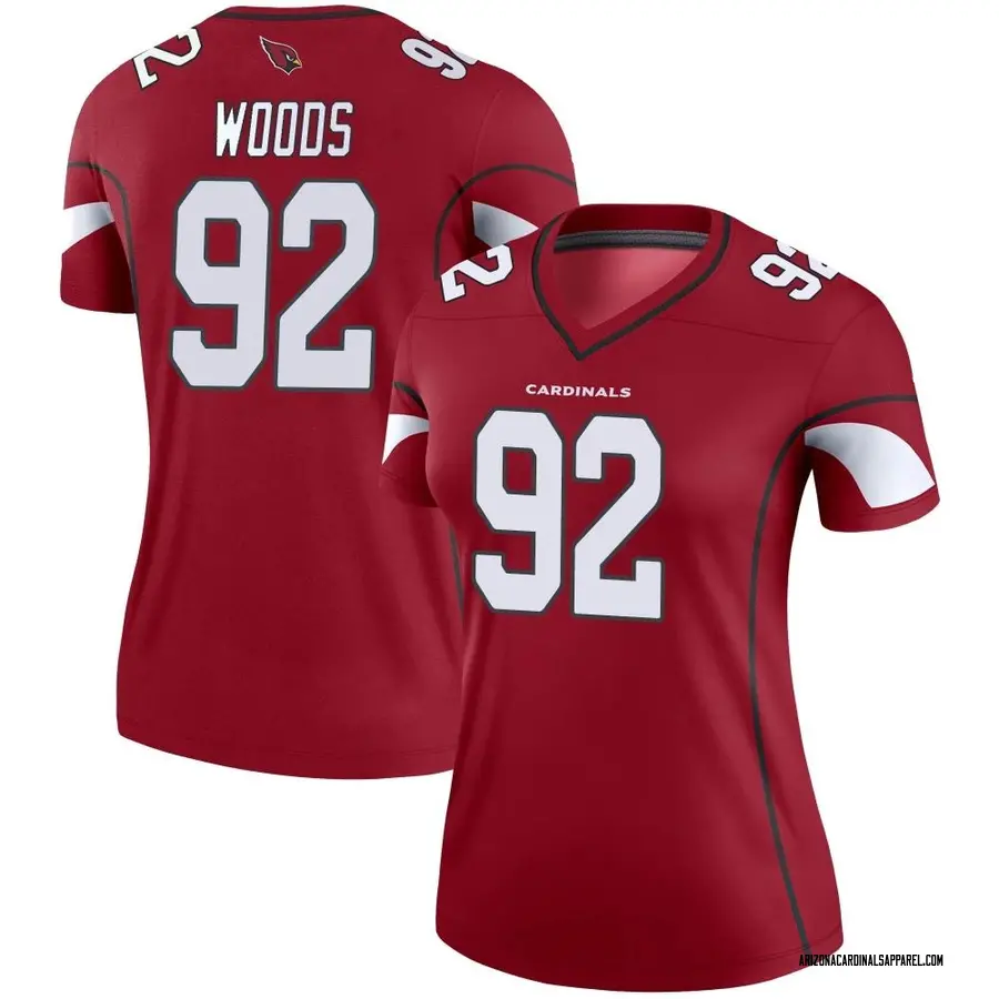 D.J. Humphries Women's Nike Cardinal Arizona Cardinals Custom Game Jersey Size: Medium