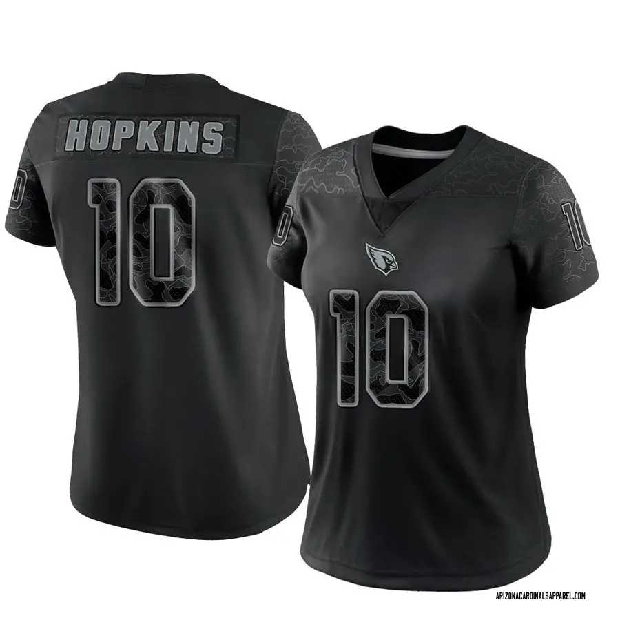 Nike Men's Nike DeAndre Hopkins Black Arizona Cardinals RFLCTV Limited  Jersey