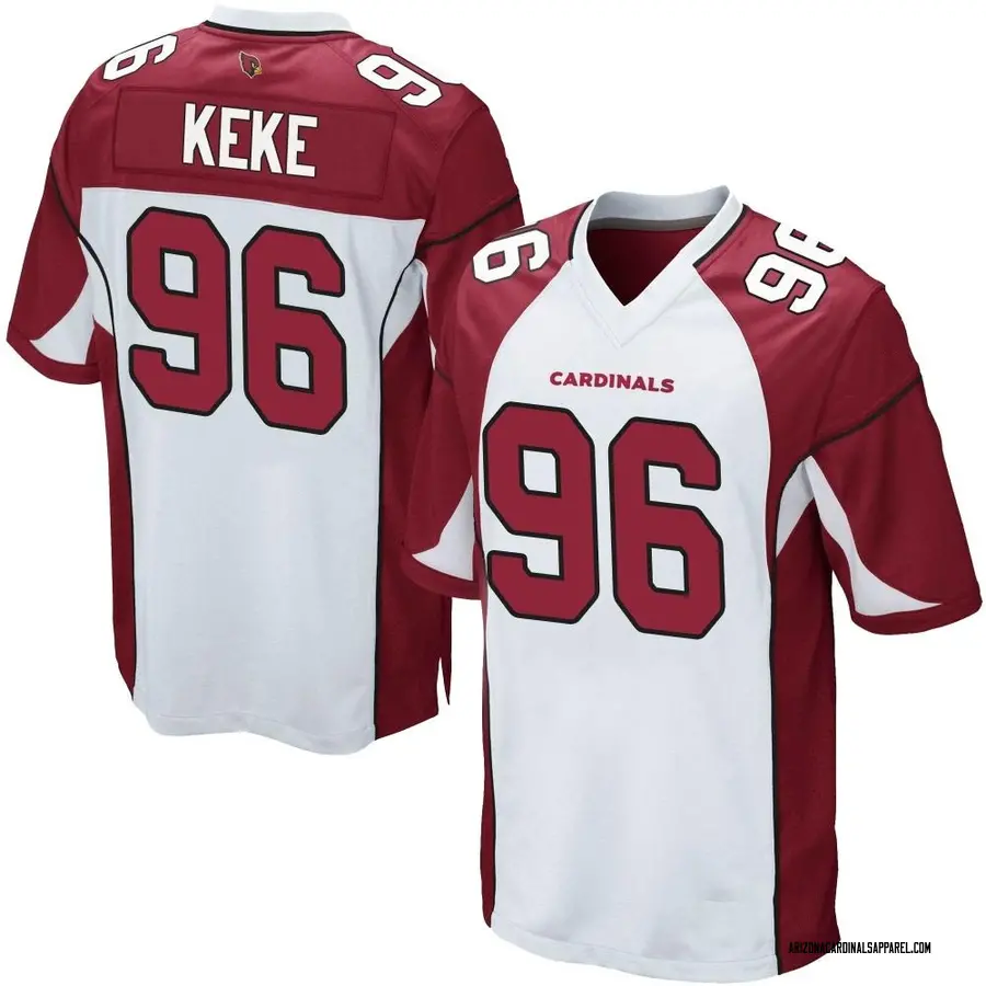 Nike Kingsley Keke Arizona Cardinals Men's Game White Jersey