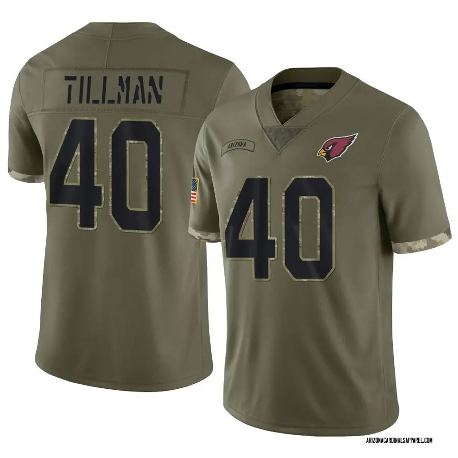 Nike Pat Tillman Arizona Cardinals Women's Olive 2022 Salute To